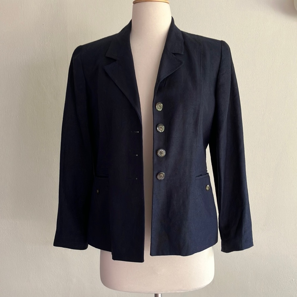 Vintage Navy blazer - Picture 2 of 4